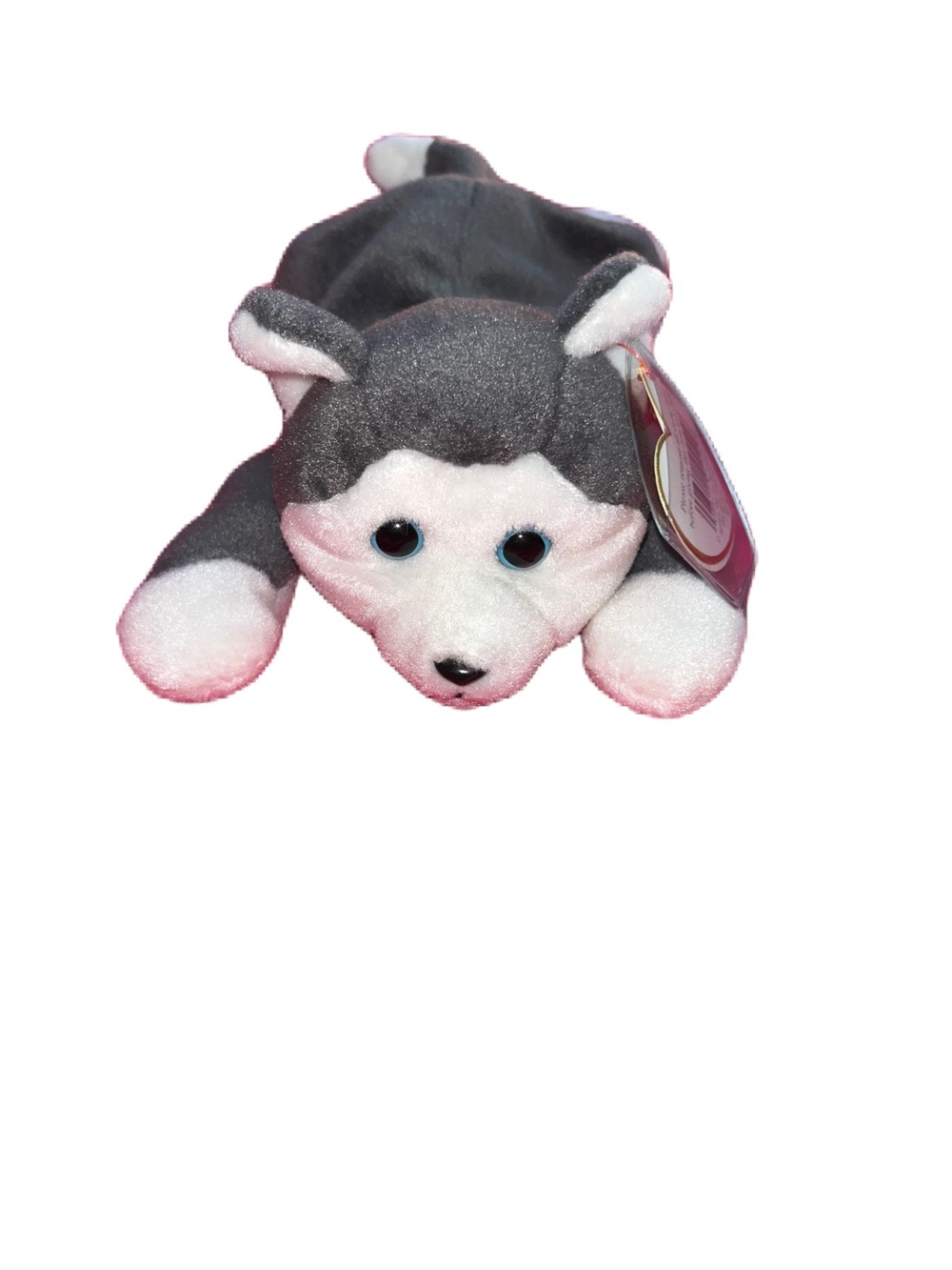 Ty Nanook Plush Husky Dog Toy - Gray & White Soft Pet Plush